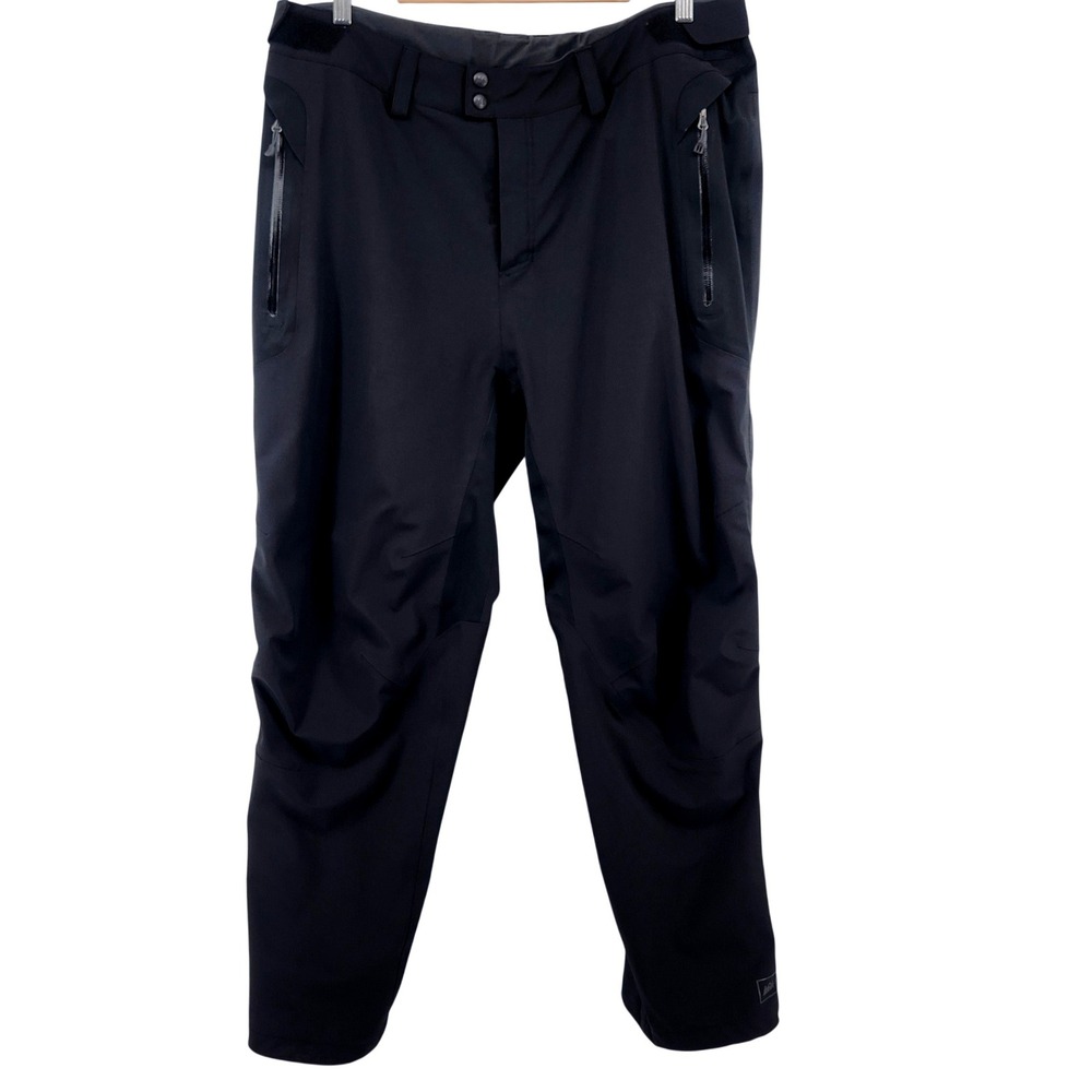 REI Softshell Hiking Pants Mens 40x30 Black Performance Stretch Outdoor Gorpcore